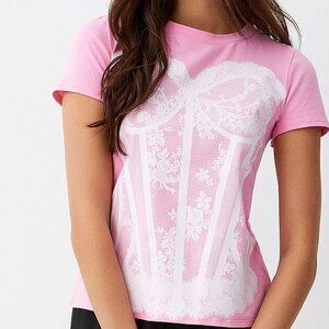 Corset Print Pink Tee